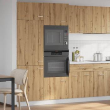 ARDEBO.de - Mikrowellenschrank Artisan-Eiche 60x57x207 cm Holzwerkstoff