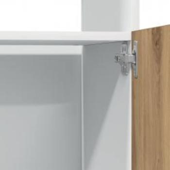 Mikrowellenschrank Artisan-Eiche 60x57x207 cm Holzwerkstoff