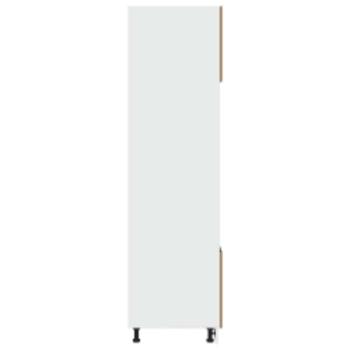 Mikrowellenschrank Artisan-Eiche 60x57x207 cm Holzwerkstoff