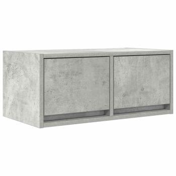 TV-Schrank Betongrau 60x31x25,5 cm Holzwerkstoff