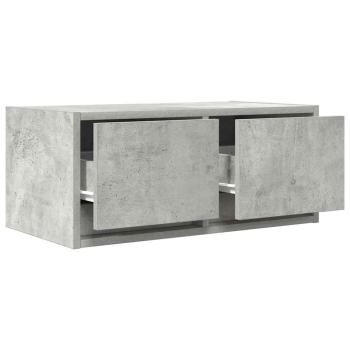 TV-Schrank Betongrau 60x31x25,5 cm Holzwerkstoff