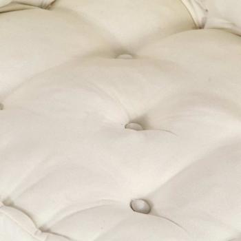 Pouf Modular Creme 70x70x54 cm Stoff