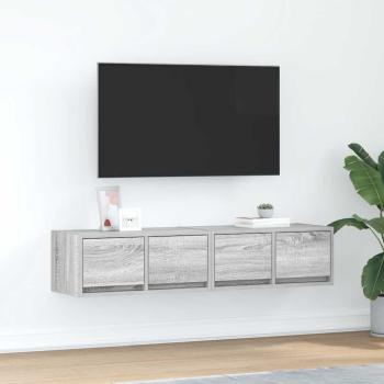 ARDEBO.de - TV-Schränke 2 Stk. Grau Sonoma 60x31x25,5 cm Holzwerkstoff