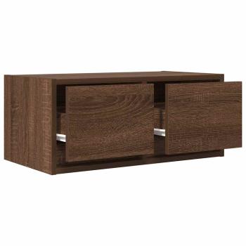 TV-Schränke 2 Stk. Braun Eichen-Optik 60x31x25,5 cm