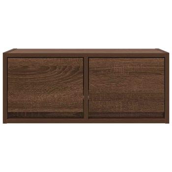 TV-Schränke 2 Stk. Braun Eichen-Optik 60x31x25,5 cm