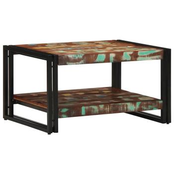 ARDEBO.de - Couchtisch Mehrfarbig 70x50x38 cm Altholz Massivholz
