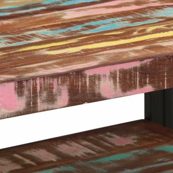 Couchtisch Mehrfarbig 70x50x38 cm Altholz Massivholz