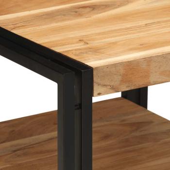 Couchtisch 50x50x38 cm Massivholz Akazie