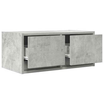 TV-Schränke 2 Stk. Betongrau 60x31x25,5 cm Holzwerkstoff