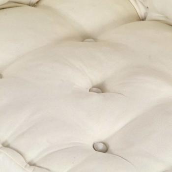 Pouf Modular Creme 70x70x54 cm Stoff