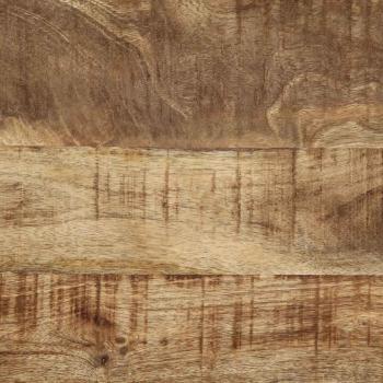 Couchtisch 50x50x38 cm Raues Massivholz Mango