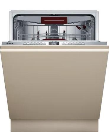 ARDEBO.de Neff S155ECX15E N50 Vollintegrierter Geschirrspüler, 60 cm breit, 14 Maßgedecke, AquaStop, HomeConnect, Flex Besteckschublade, Time Light
