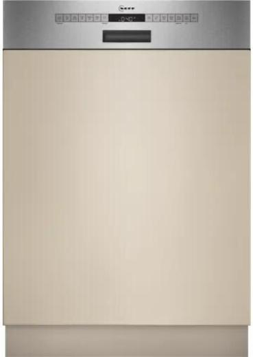 ARDEBO.de Neff S145ECS15E N50 Vollintegrierter Geschirrspüler, 60 cm breit, 14 Maßgedecke, AquaStop, Kindersicherung, 6 Programme, Flex Besteckschublade, Home Connect, Edelstahl
