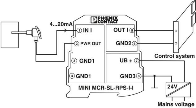 Phoenix Contact MINI MCR-SL-RPS-I-I Speisetrenner (2864422)