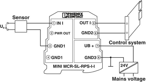 Phoenix Contact MINI MCR-SL-RPS-I-I Speisetrenner (2864422)