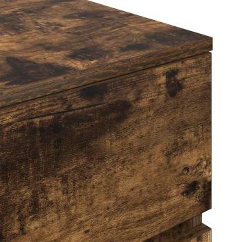 Nachttisch mit 3 Schubladen Räuchereiche 39x35x65 cm