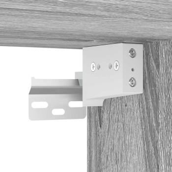 Wand-Nachttisch Grau Sonoma 38x34x40 cm