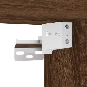 Wand-Nachttisch Braun Eichen-Optik 38x34x40 cm