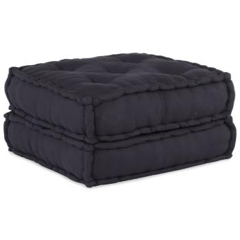 ARDEBO.de - Pouf Modular Anthrazit 70x70x36 cm Stoff