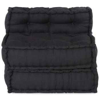 Pouf Modular Anthrazit 70x70x54 cm Stoff