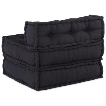 Pouf Modular Anthrazit 70x70x54 cm Stoff
