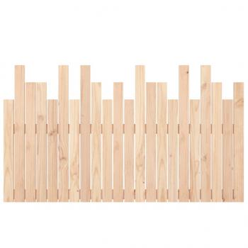 Wand-Kopfteil 140x3x80 cm Massivholz Kiefer
