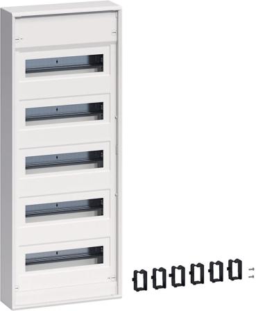 ARDEBO.de Hager VA60CN Kleinverteiler Volta, Aufputz, 5x12PLE, IP30, ohne Tür, QuickConnect, weiß