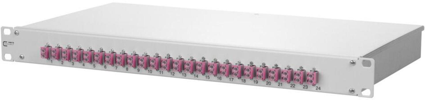 ARDEBO.de Metz Connect OpDAT fix splice 24xLC-D OM4 Patchfeld (1502577524-E)