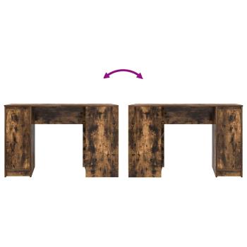 Schreibtisch Räuchereiche 120x42x76 cm Holzwerkstoff