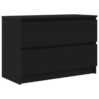 TV-Schrank Schwarz 80x35x54 cm Holzwerkstoff