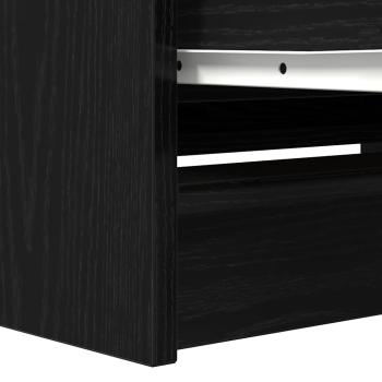 TV-Schrank Schwarz 80x35x54 cm Holzwerkstoff