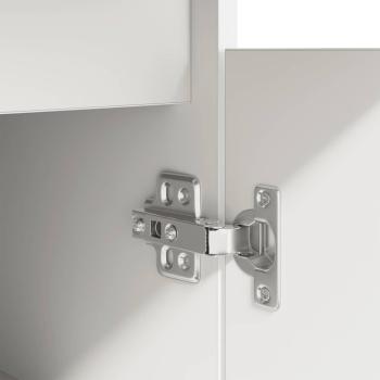 Schreibtisch Weiß 86x49x76 cm Holzwerkstoff