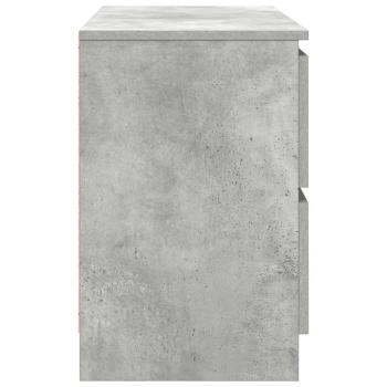 TV-Schrank Betongrau 80x35x54 cm Holzwerkstoff