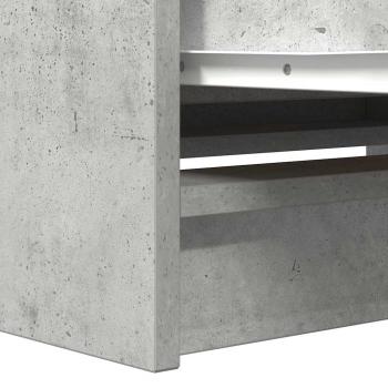 TV-Schrank Betongrau 80x35x54 cm Holzwerkstoff
