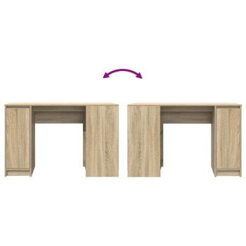 Schreibtisch Sonoma-Eiche 120x42x76 cm Holzwerkstoff