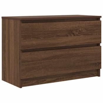 TV-Schrank Braun Eichen-Optik 80x35x54 cm Holzwerkstoff