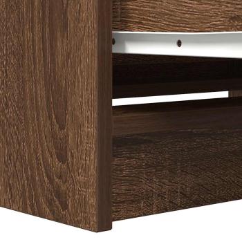 TV-Schrank Braun Eichen-Optik 80x35x54 cm Holzwerkstoff