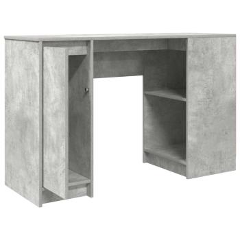 Schreibtisch Betongrau 120x42x76 cm Holzwerkstoff