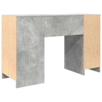 Schreibtisch Betongrau 120x42x76 cm Holzwerkstoff