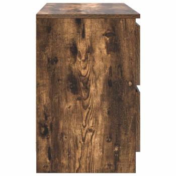 TV-Schrank Räuchereiche 80x35x54 cm Holzwerkstoff