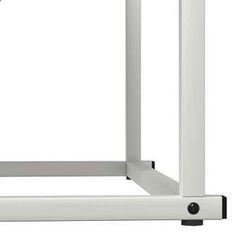 Brennholzregal Weiß 70x43x34,5 cm Kaltgewalzter Stahl