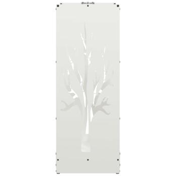 Brennholzregal Weiß 40x30x80 cm Kaltgewalzter Stahl