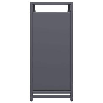 Brennholzregal Anthrazit 44x28x65 cm Kaltgewalzter Stahl