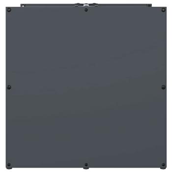 Brennholzregal Anthrazit 40x40x40 cm Kaltgewalzter Stahl