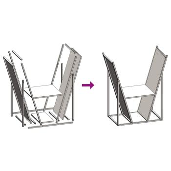 Brennholzregal Olivgrün 69,5x35x81 cm Kaltgewalzter Stahl