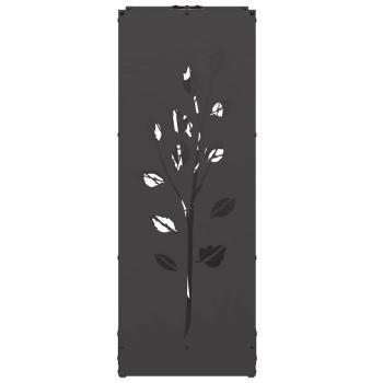 ARDEBO.de - Brennholzregal Schwarz 40x30x80 cm Kaltgewalzter Stahl