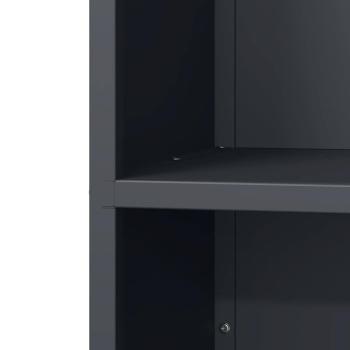 Brennholzregal Anthrazit 40x30x80 cm Kaltgewalzter Stahl