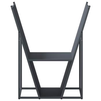 Brennholzregal Anthrazit 69,5x35x81 cm Kaltgewalzter Stahl