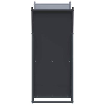 Brennholzregal Anthrazit 69,5x35x81 cm Kaltgewalzter Stahl