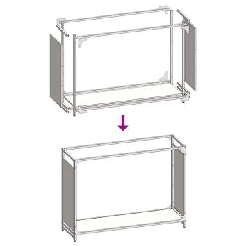Brennholzregal Schwarz 90x28x65 cm Kaltgewalzter Stahl